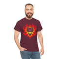 Flaming Fire Dragon - Graphic Unisex Heavy Cotton Tee