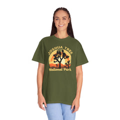 Joshua Tree National Park Graphic, Comfort Colors Soft Relaxed Fit Unisex Garment-Dyed T-shirt