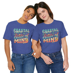 Coastal State of Mind Tee — Retro Beach Graphic T-Shirt