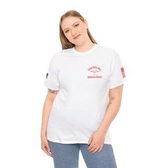 SUBMARINER RED Friday T Shirt with Fouled Anchor, American Flag, FBM / Boomer Silhouette. Remember Everyone Deployed, Dolphins