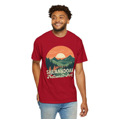 Shenandoah National Park Graphic, Comfort Colors Soft Relaxed Fit Unisex Garment-Dyed T-shirt