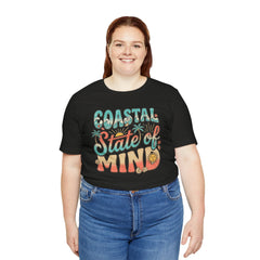 Coastal State of Mind Tee — Retro Beach Graphic T-Shirt