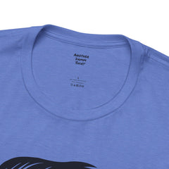 BACK THE BLUE Dad with Glasses, Graphic Unisex Short Sleeve Tee