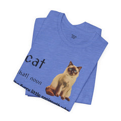 Cat Sociopath Defintion - Unisex Jersey Short Sleeve Tee