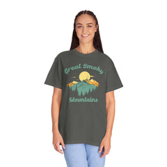 Great Smoky National Park National Park Graphic, Comfort Colors Soft Relaxed Fit Unisex Garment-Dyed T-shirt