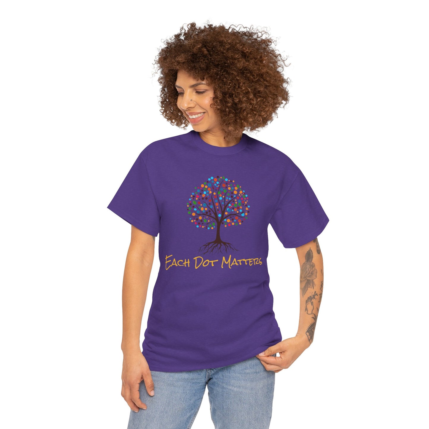 HAPPY DOT DAY - Graphic Unisex Heavy Cotton Tee