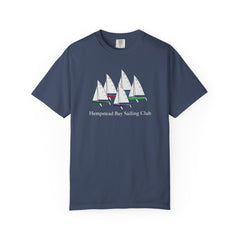 Hempstead Bay Sailing Club T-Shirt — Vintage Sailboat Race Day Tee