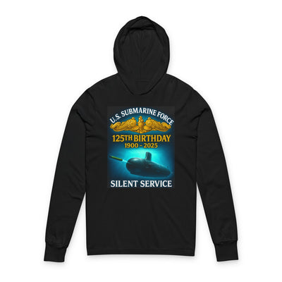125th Birthday U.S. Submarine Force Officer Hoodie — 