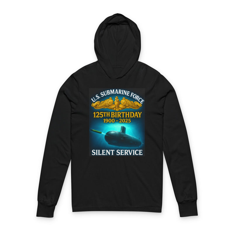 125th Birthday U.S. Submarine Force Officer Hoodie — 