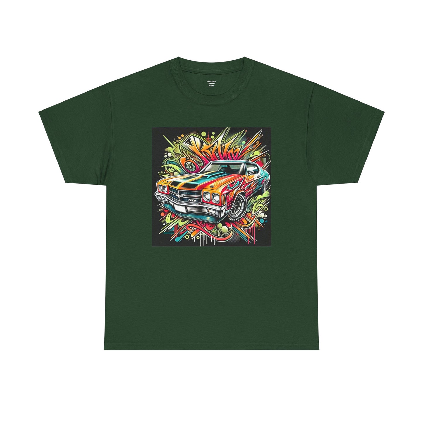 Graffiti Mania Chevy Chevelle Graphic - Unisex Heavy Cotton Tee