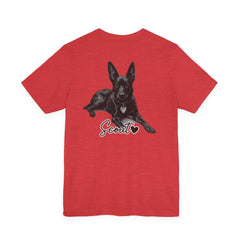 Dog Dad T-Shirt — Personalized Your Dog Image  Tee (Custom Name)
