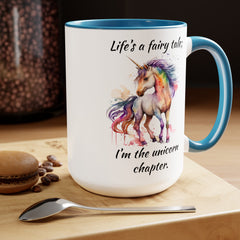 Unicorn coffee 15oz ceraminc mug,