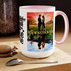 Westley and Buttercup - Two-Tone Mugs, 15 oz. mug / Christmas Gift / Gift for her / Gift for him / Princess Bride, Fan Gift / Romance Gift
