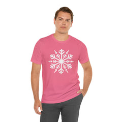 Let It Snow Galaxy Snowflake T-Shirt — Christmas Winter Starburst Tee
