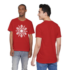 Let It Snow Galaxy Snowflake T-Shirt — Christmas Winter Starburst Tee