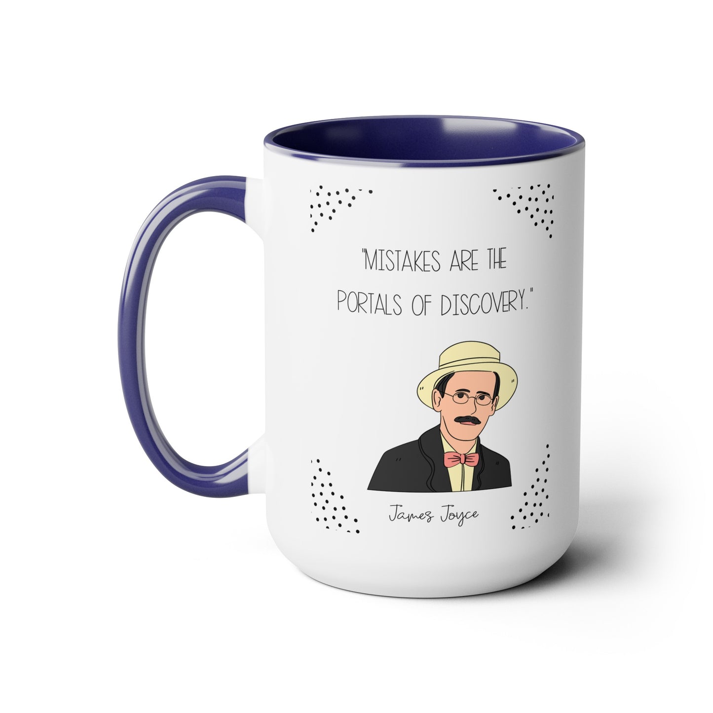 James Joyce Quote Mug,Famous Author Mug,inspirational mug,gift for him,gift for her,history buff gift,teacher gift idea,famous quote mug