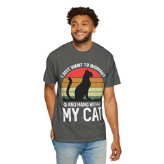 Workout & Cat Lover Unisex T-Shirt - I Just Want to Workout and Hang with My Cat