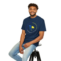 Blue French Horn & Yellow Umbrella T-Shirt — HIMYM Fan Tee