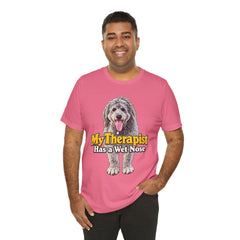 My Therapist Has A Wet Nose Personalized with your dog(s) image T-Shirt