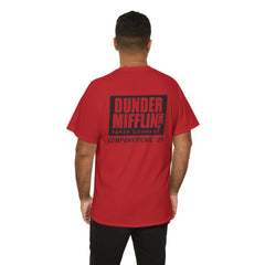Scranton Unisex Heavy Cotton Tee - Retro Dunder Mifflin Design for Nostalgic Fans