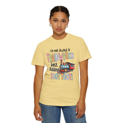 Funny Trainwreck T-Shirt - I'm Not Always a Train Wreck, Just Kidding, Toot Toot!