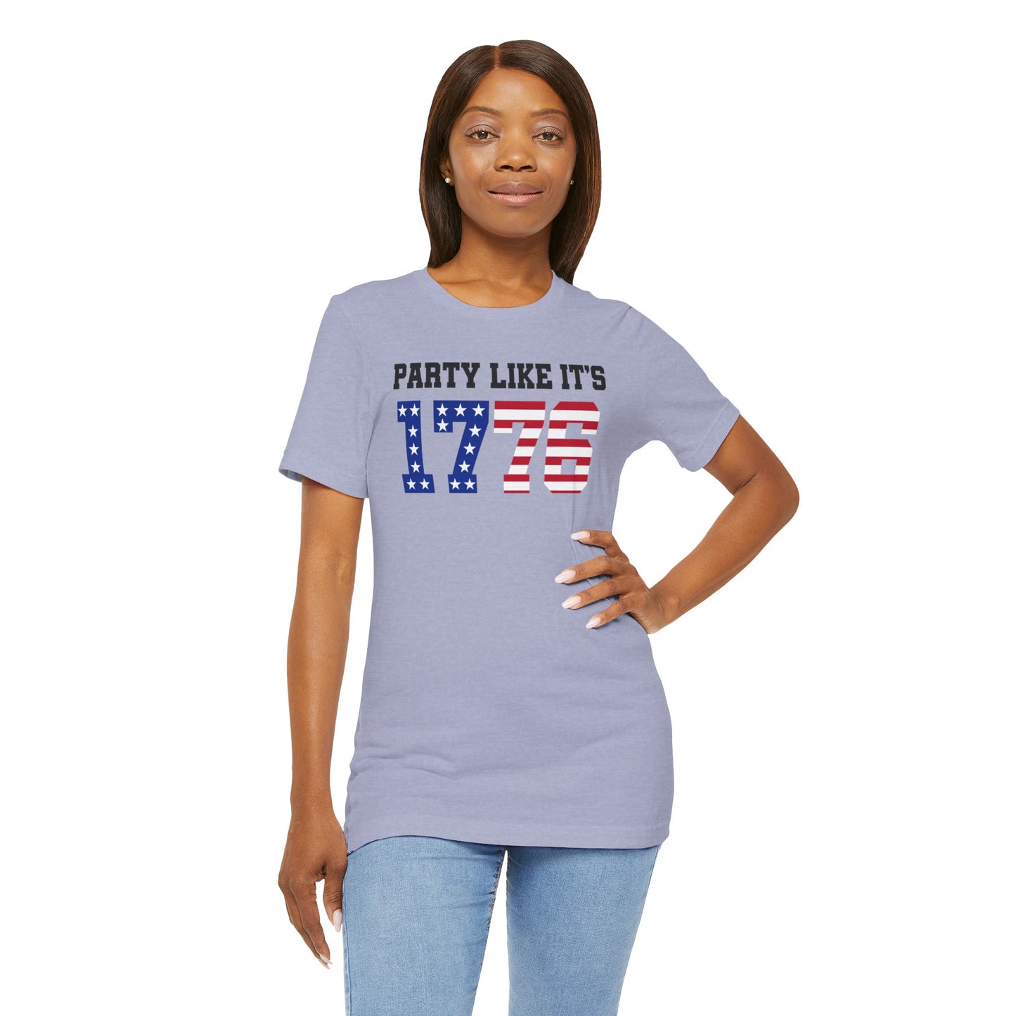 Party Like Its 1776, Graphic Unisex Jersey Short Sleeve Tee