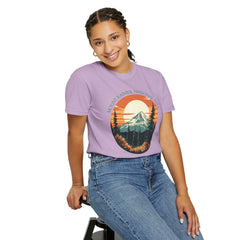 Mount Rainier National Park Graphic, Comfort Colors Soft Relaxed Fit Unisex Garment-Dyed T-shirt
