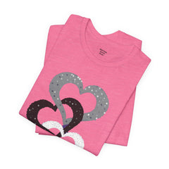 Triple Heart Design Tee