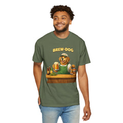 Golden Retriever Brewer Beer T-Shirt — Cute Brew-Dog Graphic Tee