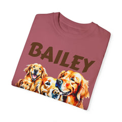 Comfort Colors Dog TShirt,Gift For Him,Use Your Own Dog Pictures,Dogs Name Tee,Gift For Her,Personalized Pet Shirt,Dog Lover Tee,Womens Tee