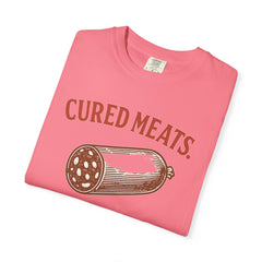 Cured Meats Graphic Tee - Funny Foodie Wear, Gift for Meat Lovers