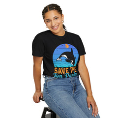 Save The Sea Pandas Comfort Colors Unisex Garment-Dyed T-shirt