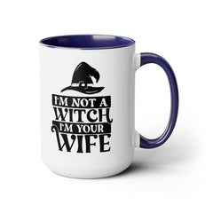 Princess Bride Quote Mug,I'm Not A Witch I'm Your Wife,Valerie,Carol Kane fan,80s Movie Quote,romcom mug,movie lover gift,comedy movie mug,