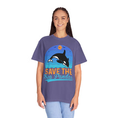 Save The Sea Pandas Comfort Colors Unisex Garment-Dyed T-shirt