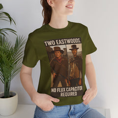 Vintage Western T-Shirt - Two Eastwoods - No Flux Capacitor Required