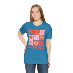 Beachy Soul Unisex Jersey Tee - Perfect Summer Vibes, Casual Wear, Gift for Beach Lovers, Vacation Outfit, Relaxed Style