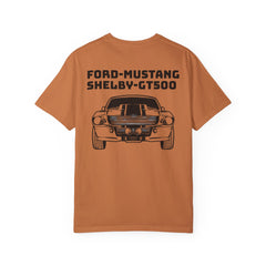 Ford Mustang Shelby GT500 Unisex T-Shirt - Classic Car Enthusiast Comfort Colors Garment Dyed Tee