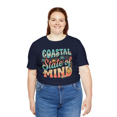 Coastal State of Mind Tee — Retro Beach Graphic T-Shirt
