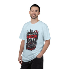 Raccoon City Graphic T-Shirt — "Welcome to Raccoon City" Horror Gamer Tee