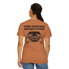 Ford Mustang Shelby GT500 Unisex T-Shirt - Classic Car Enthusiast Comfort Colors Garment Dyed Tee