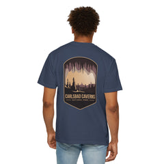 Carlsbad Caverns Graphic T-Shirt, Unisex Vintage Tee, Gift for Nature Lovers, Adventure Apparel, Travel Souvenir, Outdoorsy Casual Wear