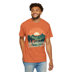 Shenandoah National Park Graphic, Comfort Colors Soft Relaxed Fit Unisex Garment-Dyed T-shirt