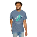 Elephant Portrait of Wrinkles - Unisex Garment-Dyed T-shirt