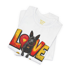 Personalized Love Your Dog T-Shirt — Designed with your dogs name and picture Graphic Tee