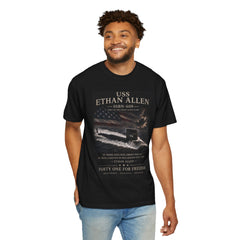 USS Ethan Allen SSBN-608 T-Shirt — "Forty One for Freedom" Patriotic Submarine Tee