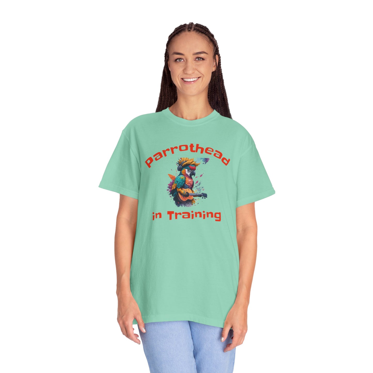 Parrothead In Training - Unisex Garment-Dyed T-shirt