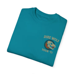 Retro Band Tour Unisex Comfort Colors T-Shirt - Dire Wolf '71