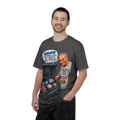 Grill Master Grandpa Funny BBQ T-Shirt — "Whoops! Pretending to Grill for a Photo" Graphic Tee