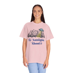 Navajo The Truth Is Out There UFO - Graphic Unisex Garment Dyed Short Sleeve Tee