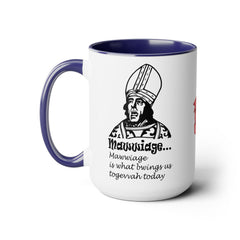 Wuv True Wuv / The Clergyman / Princess Bride / 80s Movies / Two-Tone Mugs, 15 oz. mug / Unique Fan Gift / Film Quote / Gift for him